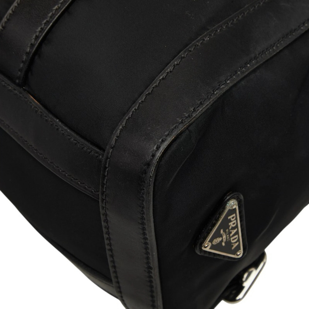 PRADA Black Leather Shoulder Bag - Picture 8 of 11